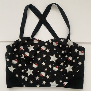 2012 Hello Kitty star crop top